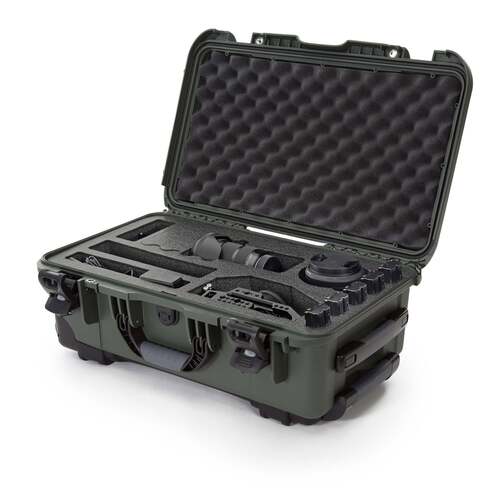 Nanuk 935 Case for Blackmagic® Design Pocket Cinema Cameras - Olive - Lid Organiser available