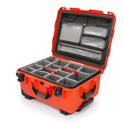 Nanuk 950 Pro Photo Kit Camera Case with Wheels - Orange