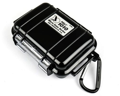 Peli 1010 Micro Case - Solid Black - Case with Foam