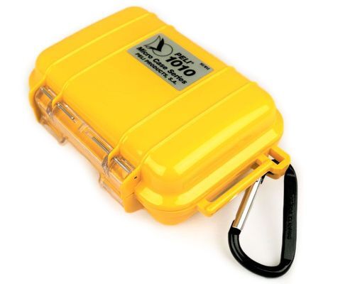 Peli 1010 Micro Case - Solid Yellow - Case Empty