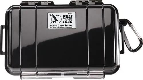Peli 1040 Micro Case - Solid Black - Case Empty