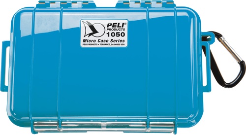 Peli 1050 Micro Case - Solid Blue - Case Empty