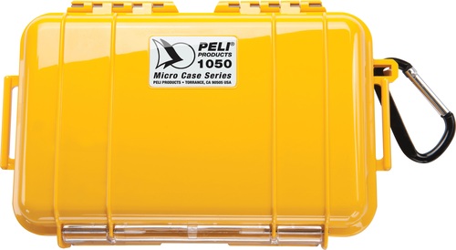 Peli 1050 Micro Case - Solid Yellow - Case Empty