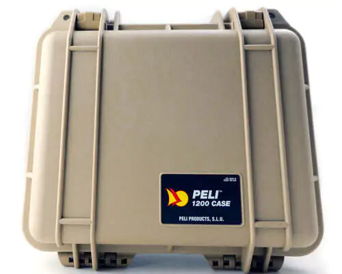 Peli 1200 Case - Tan - Case Empty