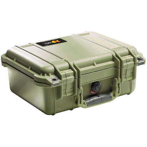 Peli 1400 Case with Foam SPECIAL OFFER - Olive Green