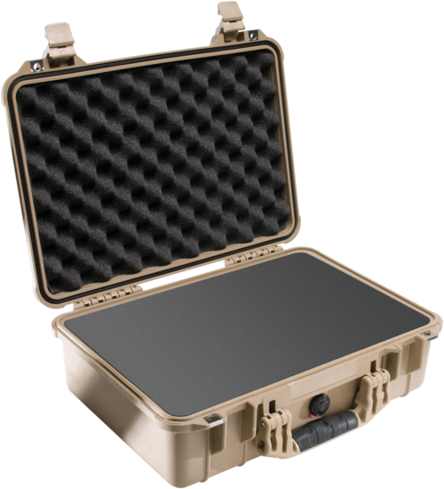 Peli 1500 Case With Foam SPECIAL OFFER - Tan