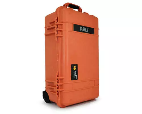 Peli 1510 Case With Dividers SPECIAL OFFER - with wheels - Orange