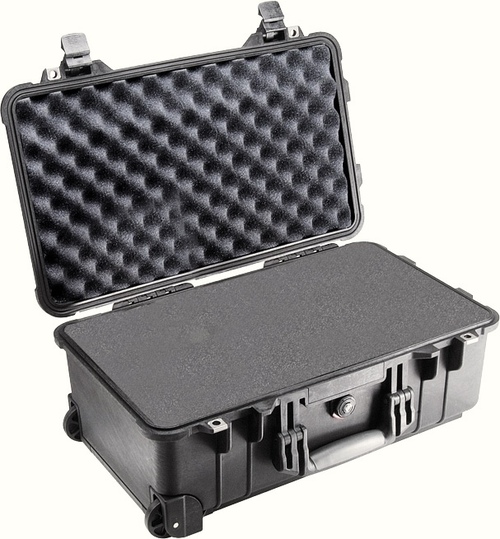 Peli 1510 Case With Foam SPECIAL OFFER - with wheels - Black