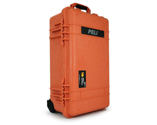 Peli 1510 Case With Foam SPECIAL OFFER - with wheels - Orange