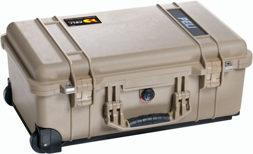 Peli 1510LFC Case with Wheels - Desert Tan