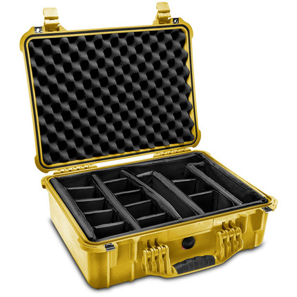 Peli 1520 Case With Dividers SPECIAL OFFER - Yellow