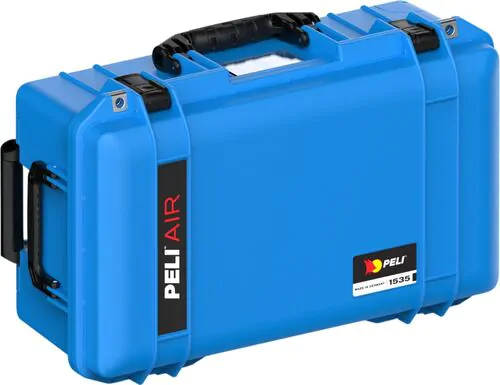 Peli 1535 Air Case Carry On with Wheels - French Blue - Case With TrekPak