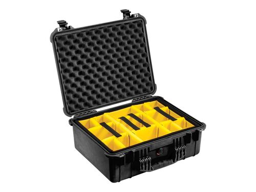 Peli 1550 Case With Dividers SPECIAL OFFER - Black