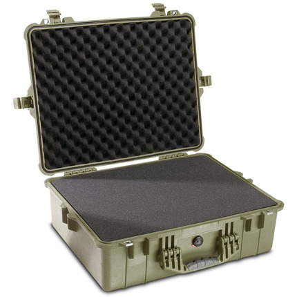 Peli 1600 Case With Foam SPECIAL OFFER - Olive Green