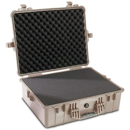 Peli 1600 Case With Foam SPECIAL OFFER - Tan