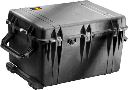 Peli 1660 Case With Dividers SPECIAL OFFER - with wheels - Black