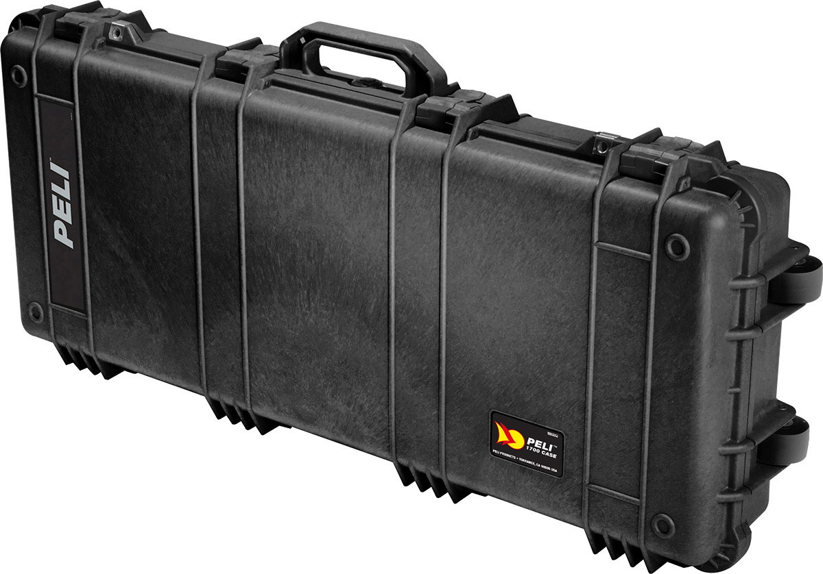 Peli 1700 Case with Wheels - Black - Case with Foam