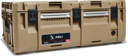 Peli Crate 90L (CR90) - Desert Tan - MOLLE Dividers