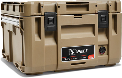 Peli Crate 45L (CR45) - Desert Tan - Case with Dividers