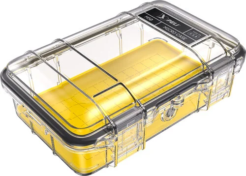 Peli M50 Micro Case - Clear Yellow