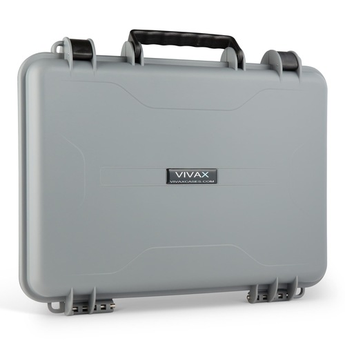 Vivax Laptop Case (for Laptops up-to 16 inch) - Silver/Grey - Case with Foam
