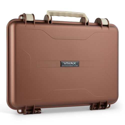 Vivax Laptop Case (for Laptops up-to 16 inch) - Bronze - With Liner 