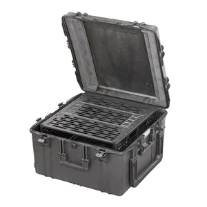 A-RACK6UMAX615TR 19” Shock Mount Rack Case 6U with Telescopic Handle