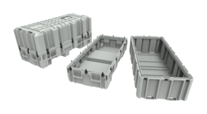 Aegis AE16070-32.43 FT Rotomoulded Case: Colour - Batt Grey Interior