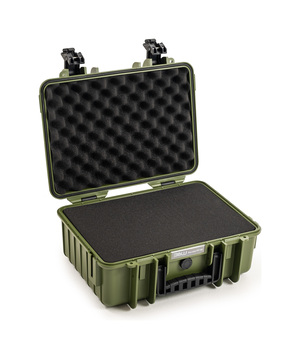 B&W Outdoor Case Type 500 (PP.23) - Bronze Green - Case Empty