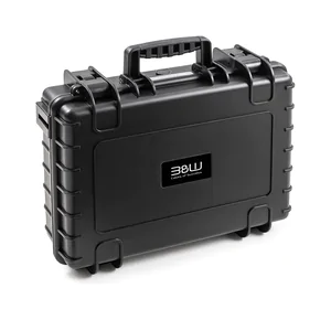 B&W Outdoor Case Type 5040 (PP.162): Black - Three-Quarter Front Closed