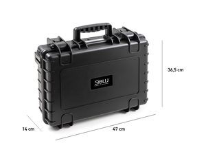 B&W Outdoor Case Type 5040 (PP.162): Black - Measurment graph