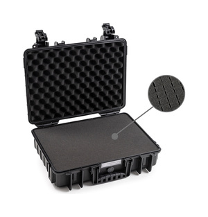 B&W Outdoor Case Type 5040 (PP.162): Black - Foam Graphic