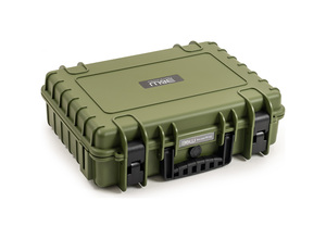B&W Outdoor Case Type 5040 (PP.162): Bronze Green - Three-Quarter Closed