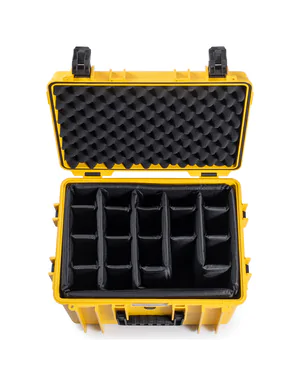 B&W Outdoor Case Type 5500 (PP.379) - Yellow - Case Empty