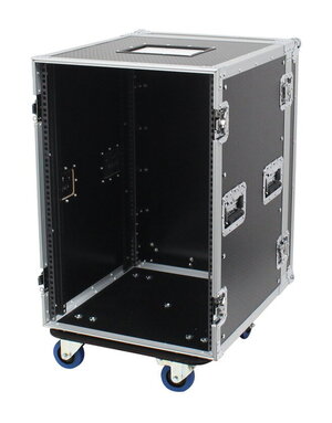 E8 Rack Flight Case 16U With Wheels