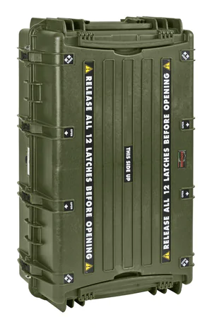 Explorer 10840 Waterproof Case With Wheels - Olive - Base view