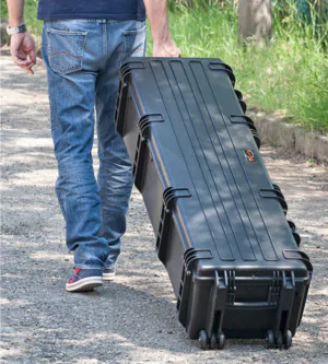 Explorer 13527 Waterproof Case - Black Front Carrying