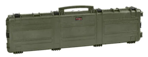 Explorer 15416 Waterproof Case With Wheels - Olive Front