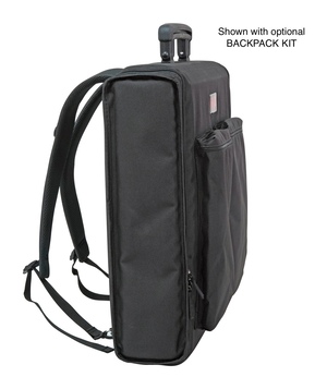 Explorer 2U Rack Bag - Side (With Optional Backpack Kit)
