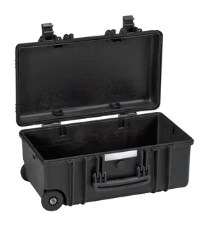 Explorer 5122 Waterproof Case With Wheels - Black Empty