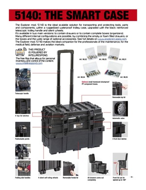 Explorer 5140, 5131 & 5116 Modular System Tool Cases with Wheels (Organiser Box Version)