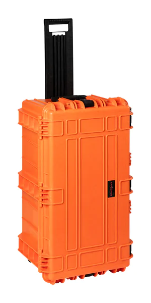 Explorer 7635Hl Waterproof Case With Wheels - Orange Standing