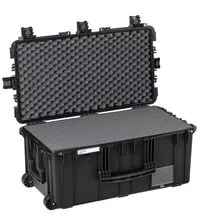 Explorer 7635Hl Waterproof Case With Wheels - Black with Foam