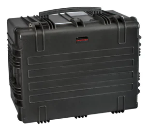 Explorer 7745 Waterproof Case With Wheels - Black Front