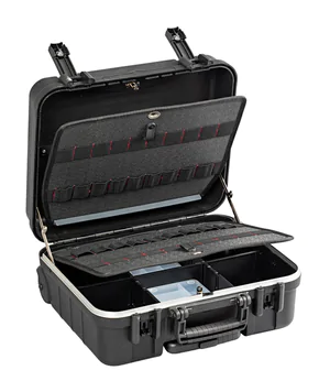 GT Line BOXER WH PEL Tool Case with Wheels: Open without Contents