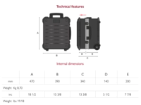 GT Line V-ROCK TURTLE PEL Tool Case With Wheels