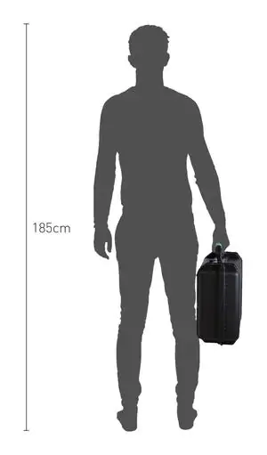 HPRC 2460 Waterproof Case - Size Comparison