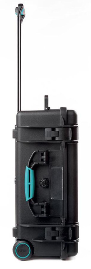HPRC 2550W Waterproof Case With Wheels - Black Sideview