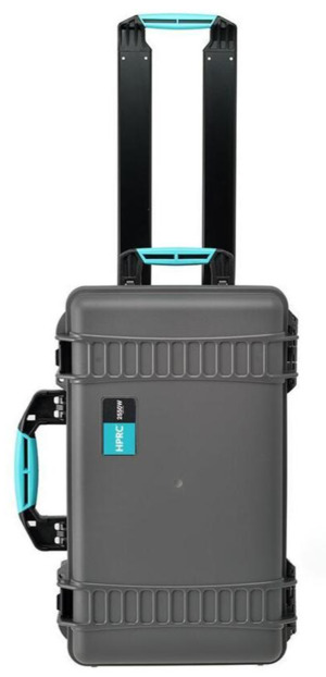 HPRC 2550W Waterproof Case With Wheels - Grey Front