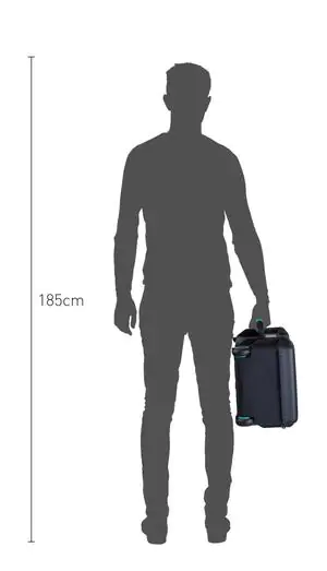 HPRC 2550W Waterproof Case With Wheels - Size Comparison